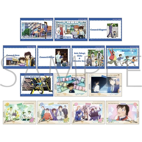 【拆包】名侦探柯南 场面写邮票相卡 卡牌盲盒 正版 日谷现货 潮玩