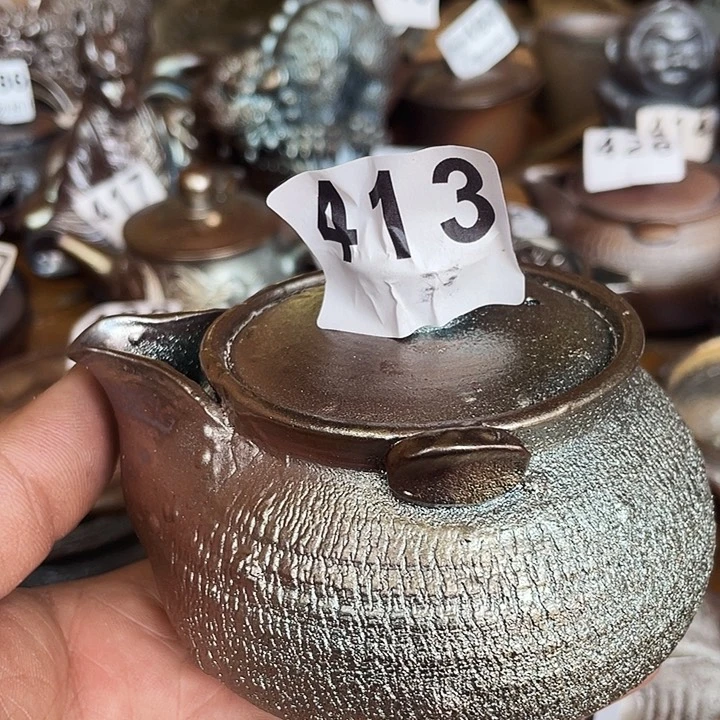 茶杯紫泥 柴烧纯手工413