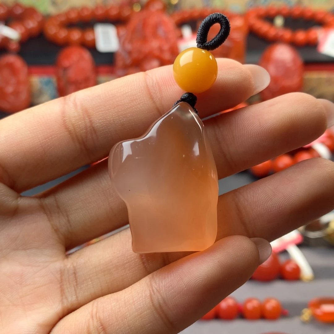 吊坠(不含链)未镶嵌南红玛瑙