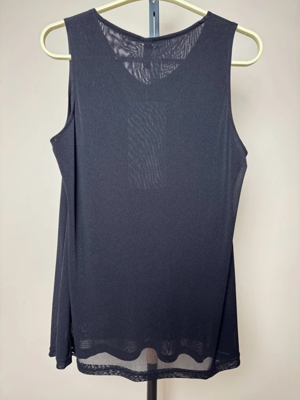 大码网纱背心17268