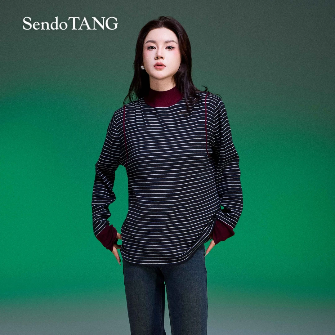 百搭毛衫【青梅】胖多女装新款时尚设计感宽松显瘦打底衫