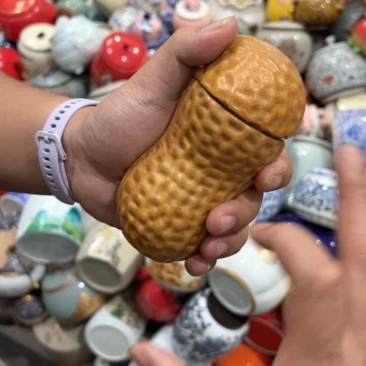 瑕疵福利品陶瓷茶叶罐介意勿拍