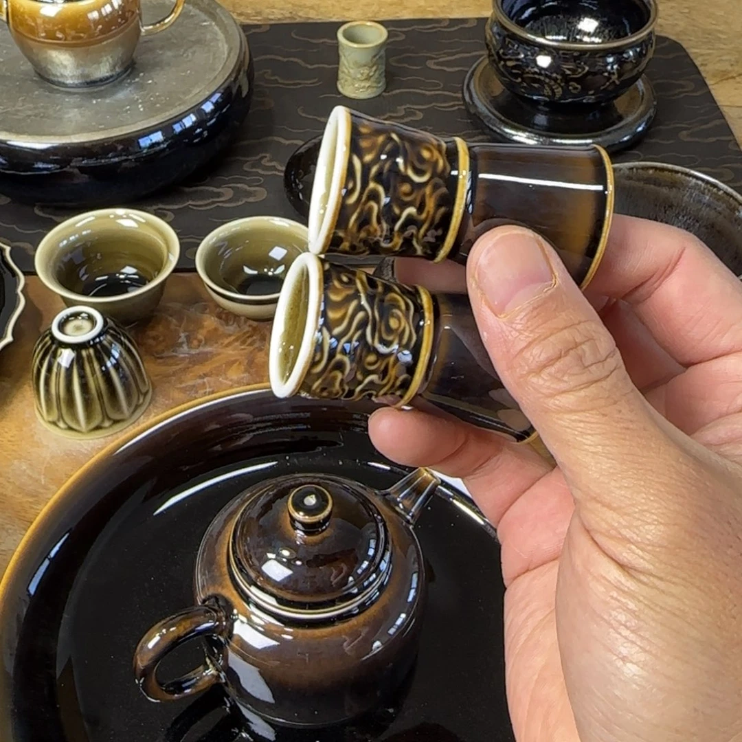 快***果茶盏白丁瓷坊作品