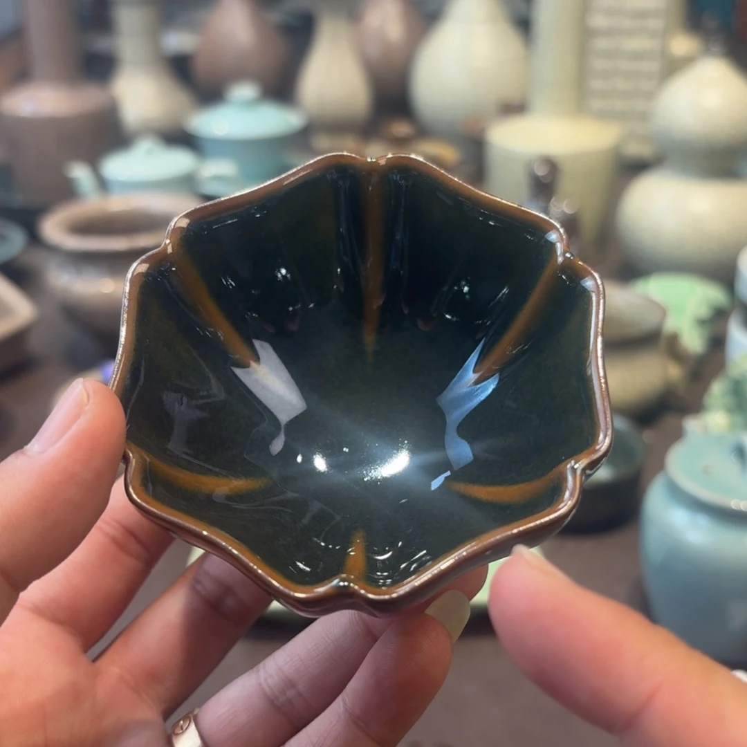 龙泉青瓷茶具微瑕