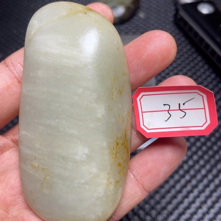 和田玉未镶嵌挂件35