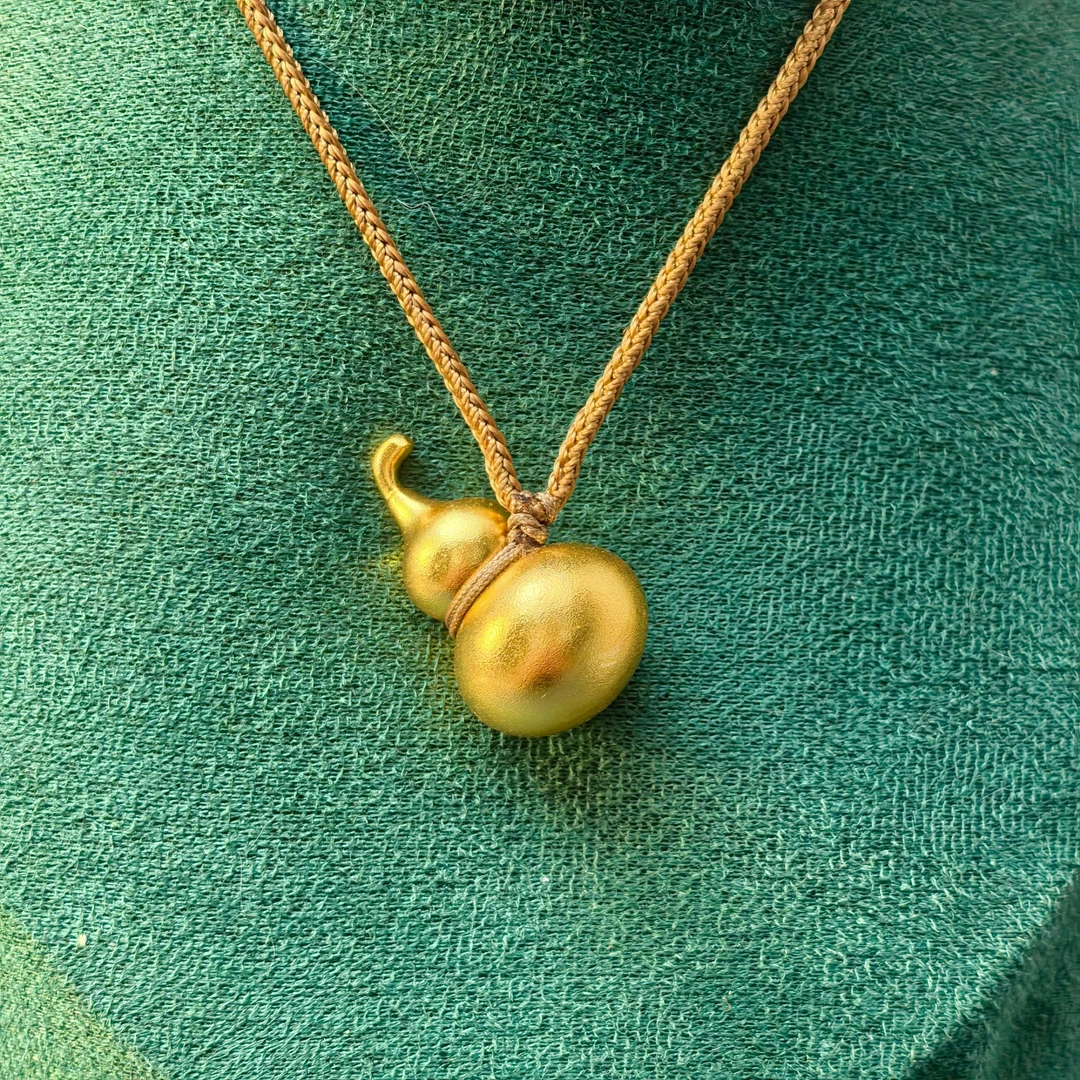 吊坠足银 古法传承葫芦吊坠寓意福禄双全挂坠国风复古高级感结婚