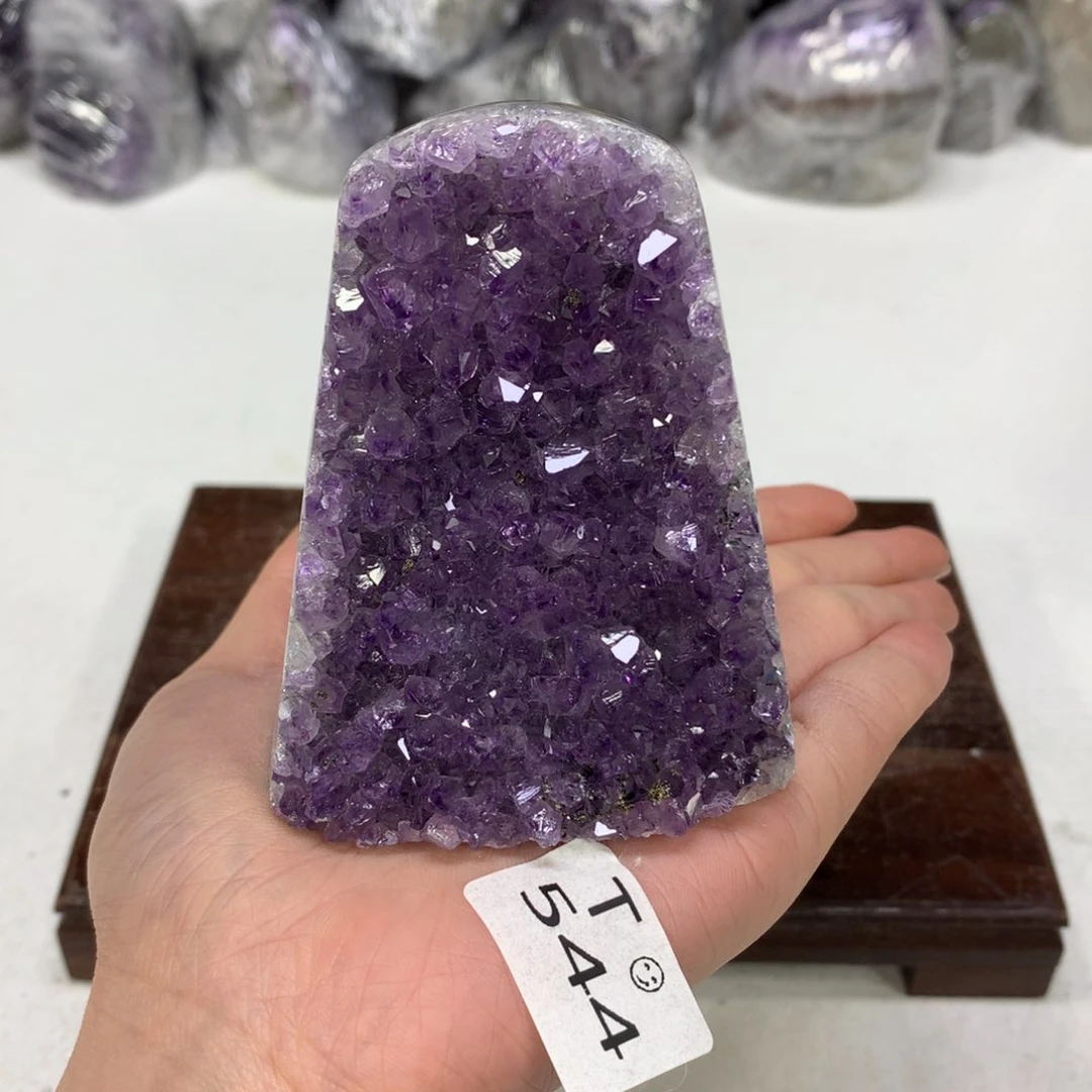 紫晶摆件未镶嵌水晶