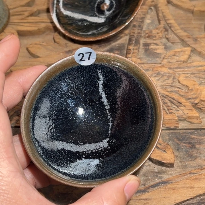 茶盏印山窑柴烧作品