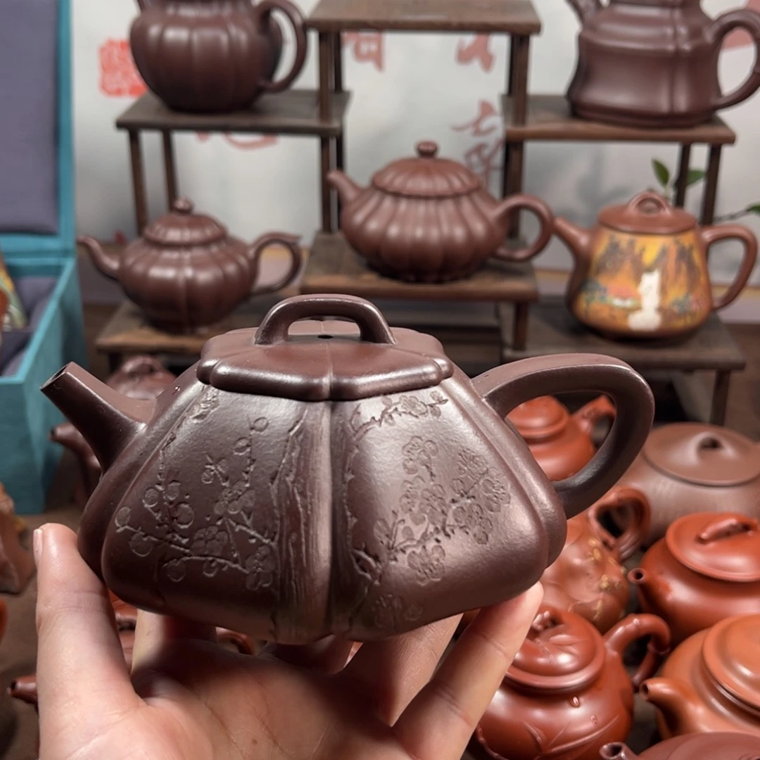 紫泥茶壶睡***醒原矿紫泥250毫升