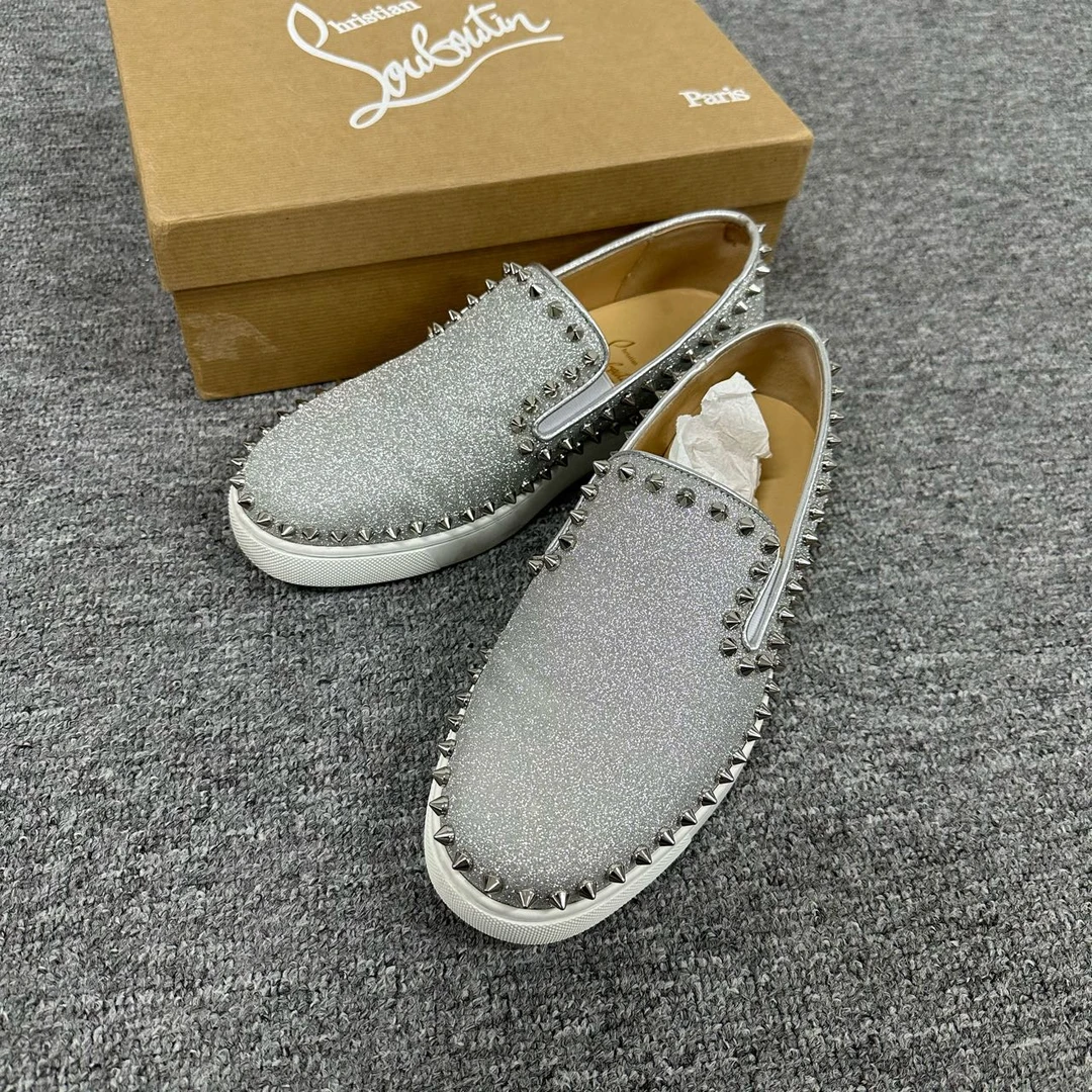 99新 Christian Louboutin/克里斯提·鲁布托  cl 一脚蹬 37码