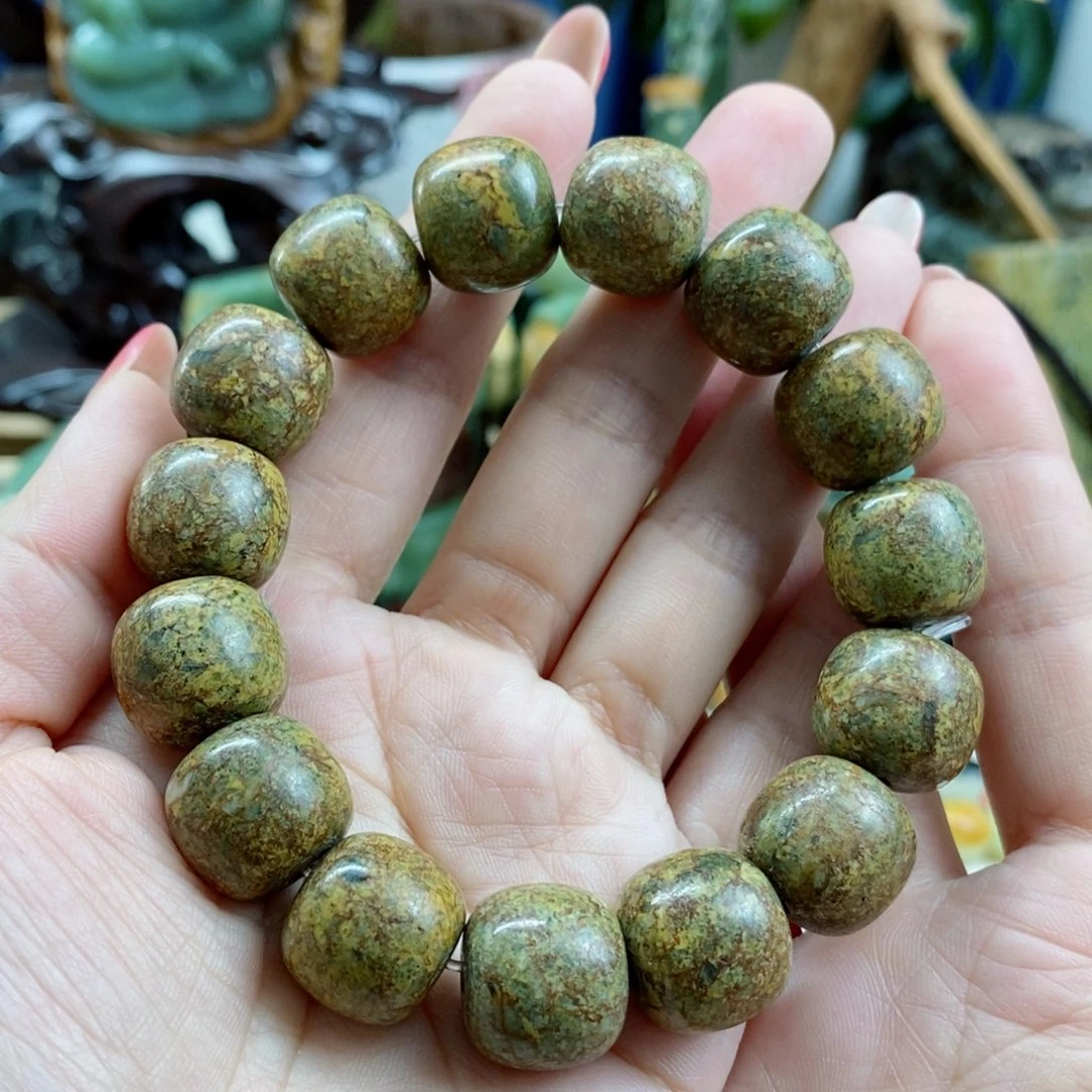 透闪石质玉手链未镶嵌