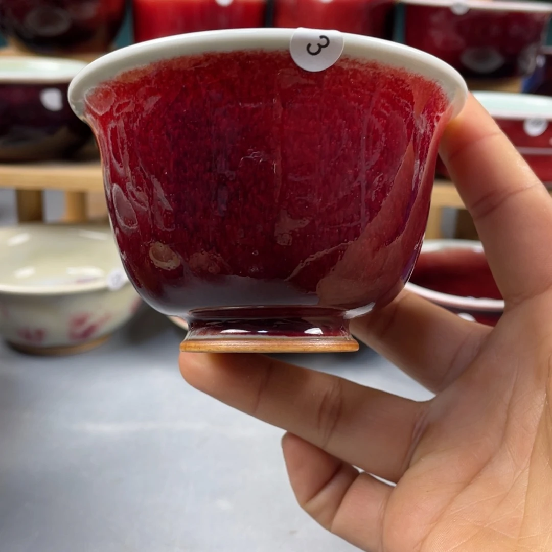 瓷片纯手工制作……微微瑕