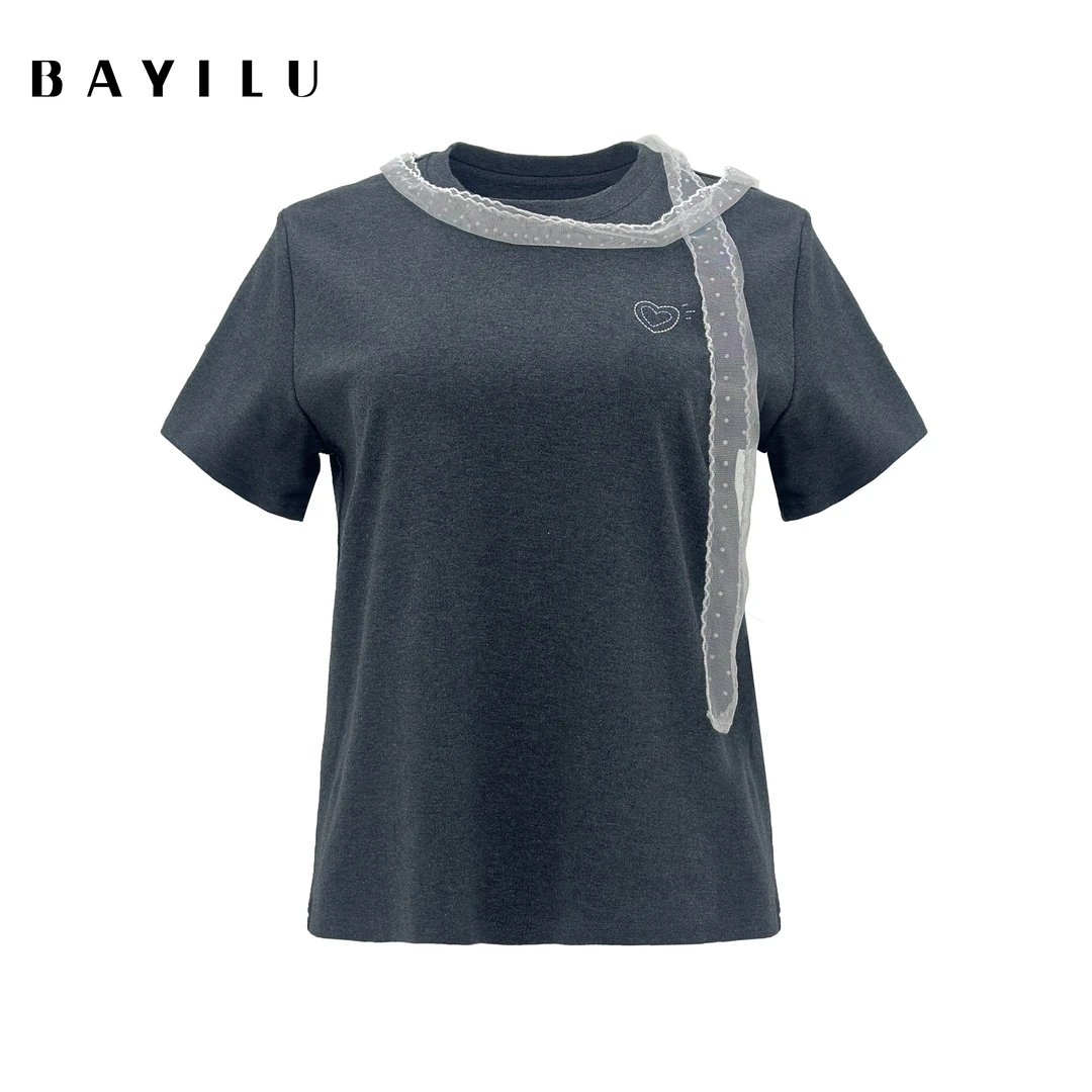 【小春子】芭依璐2025夏季T恤上衣95T1099Z