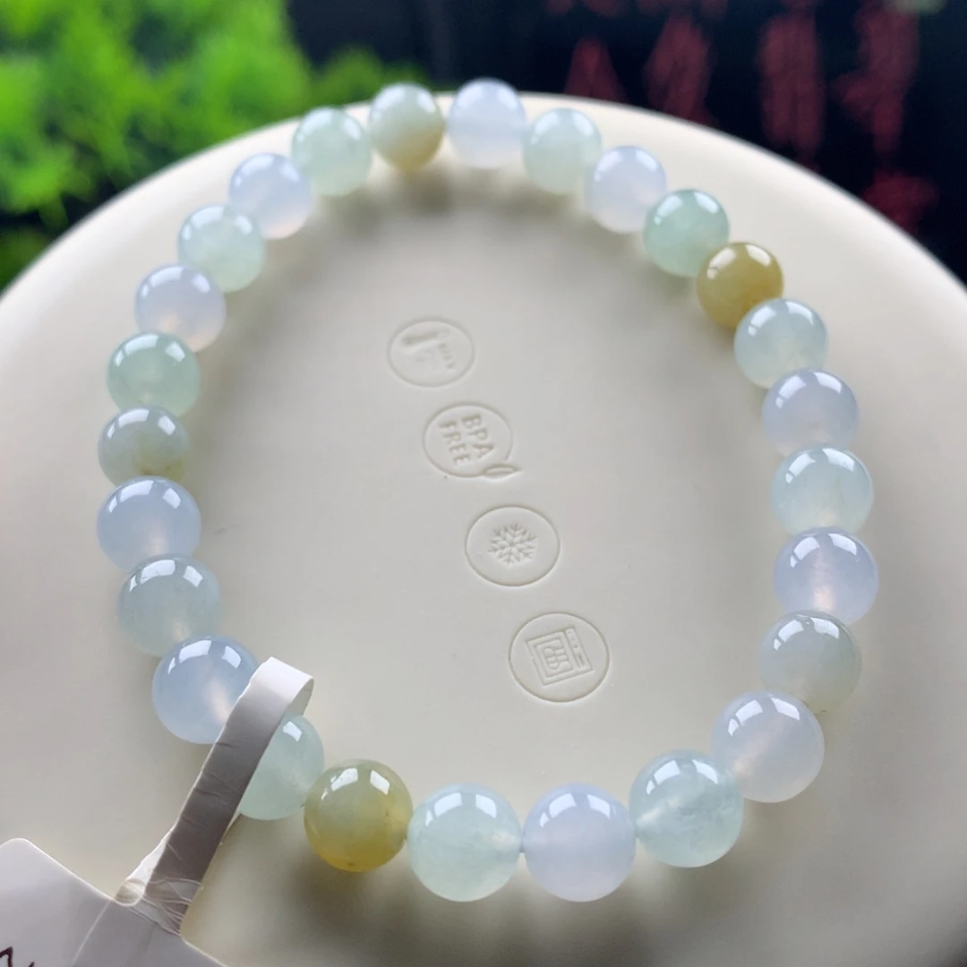 翡翠未镶嵌手链卡7