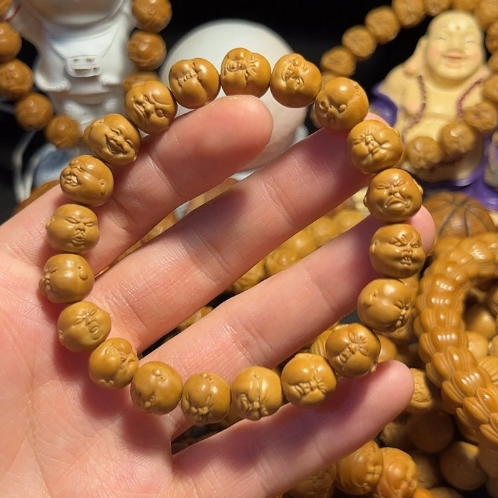 橄榄核手串/手链猴头精工百态