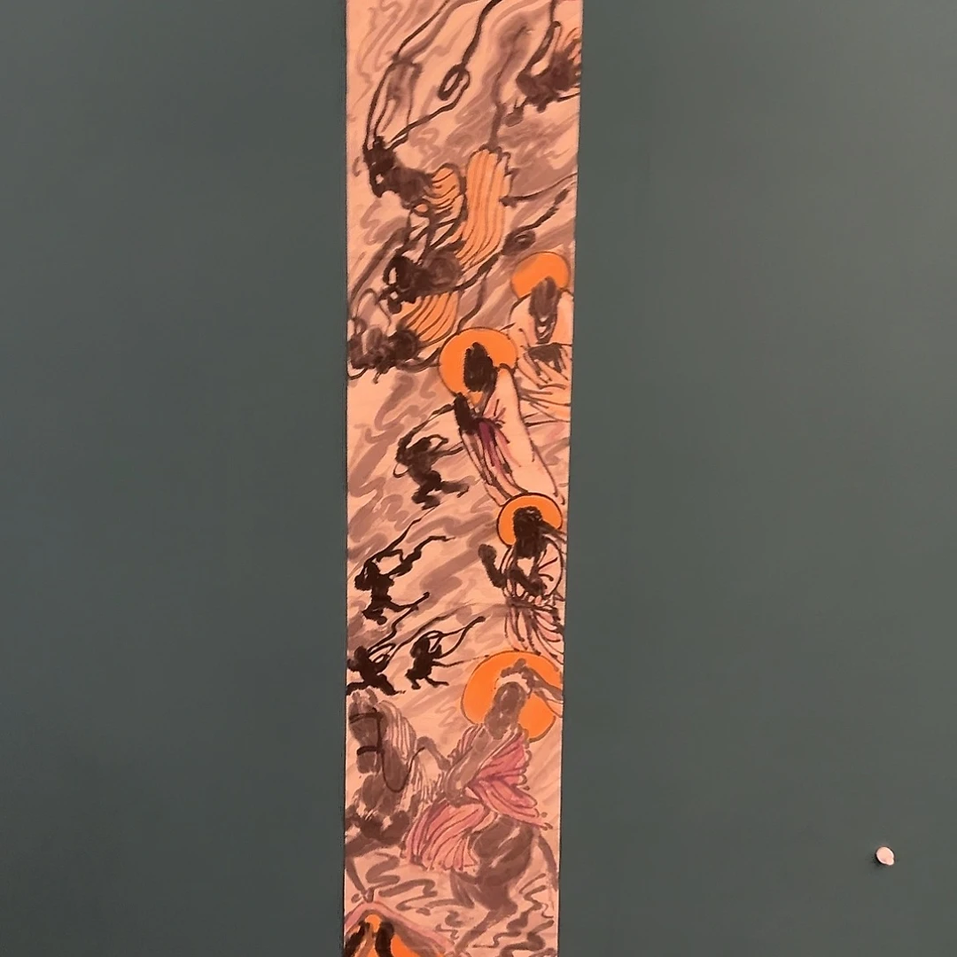 国画雷公画作画作