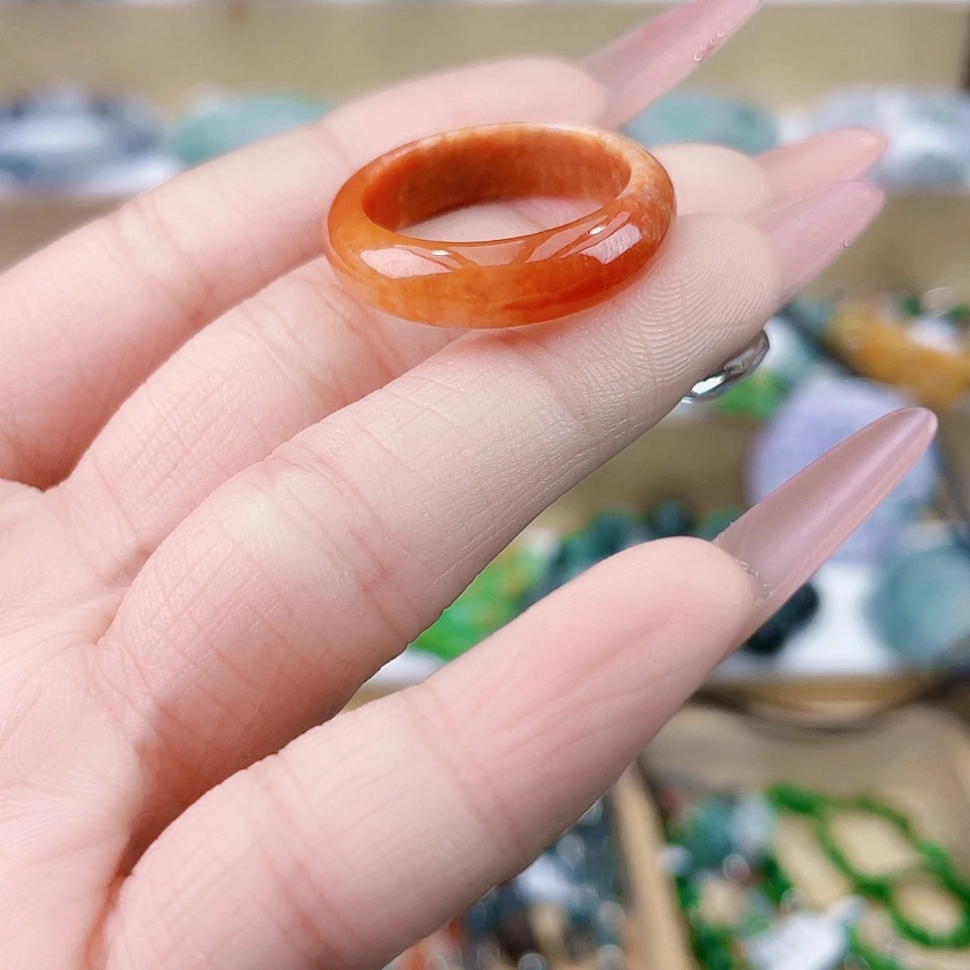 翡翠未镶嵌手链戒指