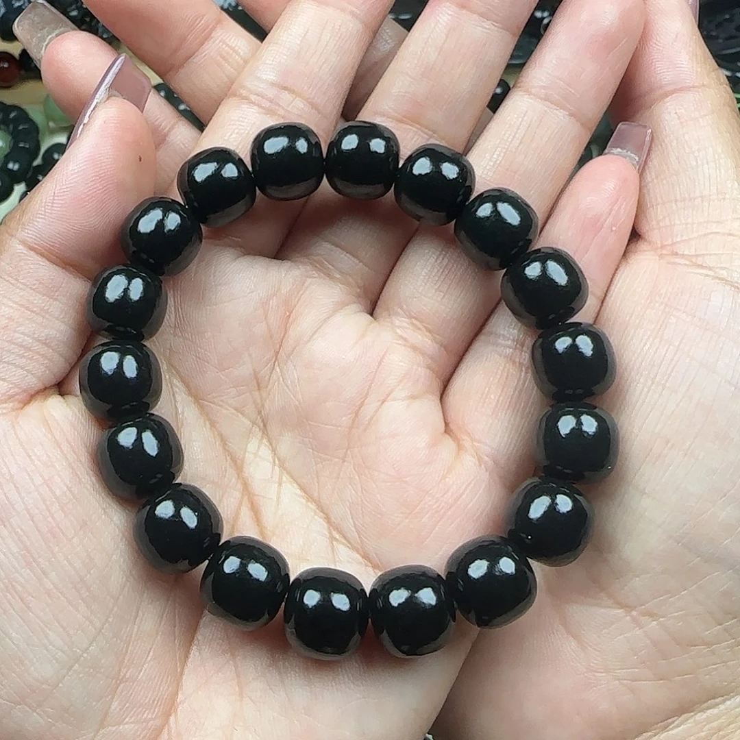 凉***生和田玉未镶嵌手串