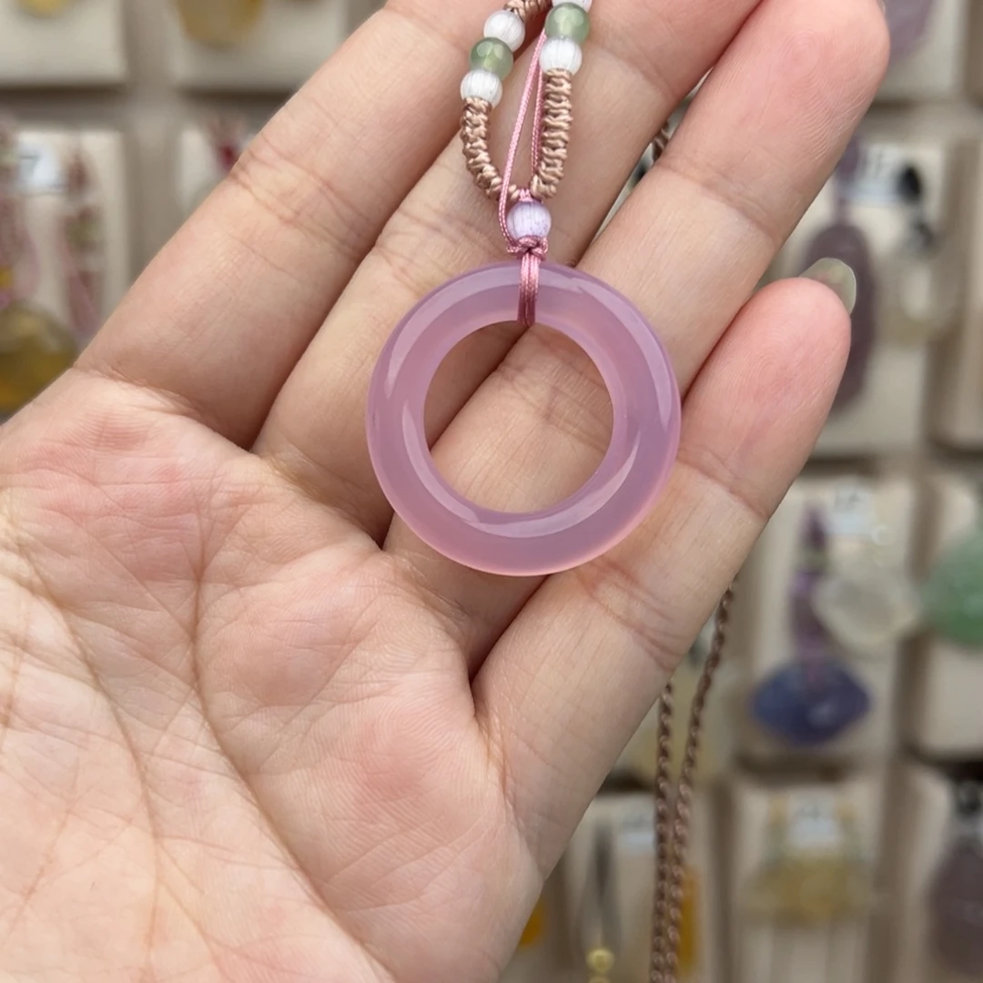 玛瑙/玉髓未镶嵌吊坠(赠链)福利不退不换