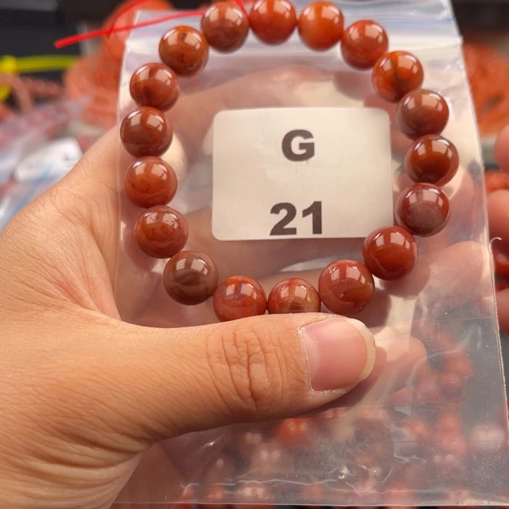 南红玛瑙未镶嵌多样性发货默认微瑕称重11mm