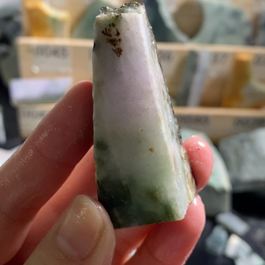 颈饰未镶嵌翡翠天然翡翠