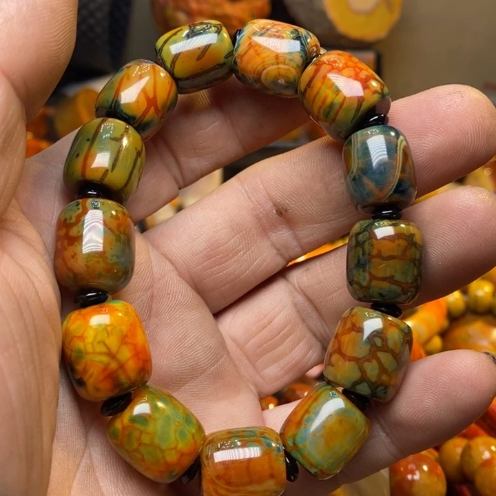 合金手链玛瑙/玉髓甜**糖