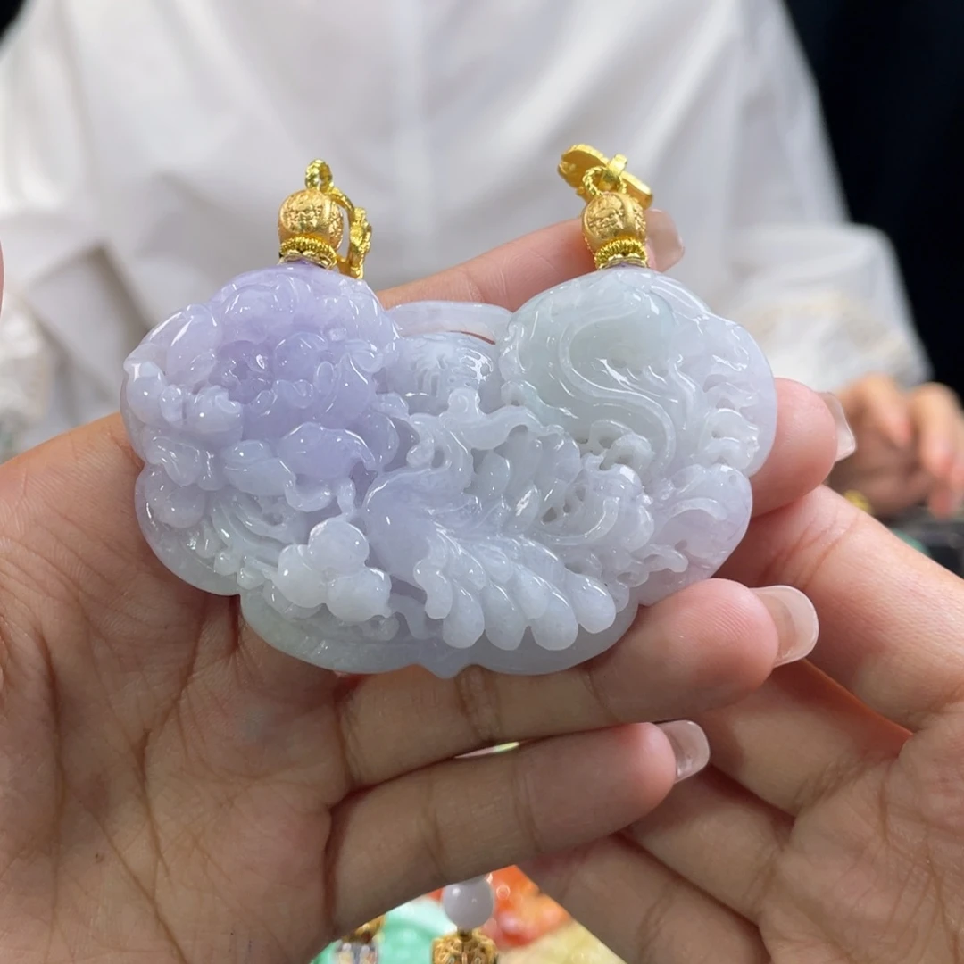 翡翠颈饰未镶嵌代编织