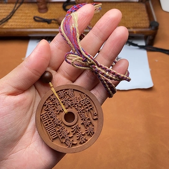 檀香木手串/手链山鬼花钱