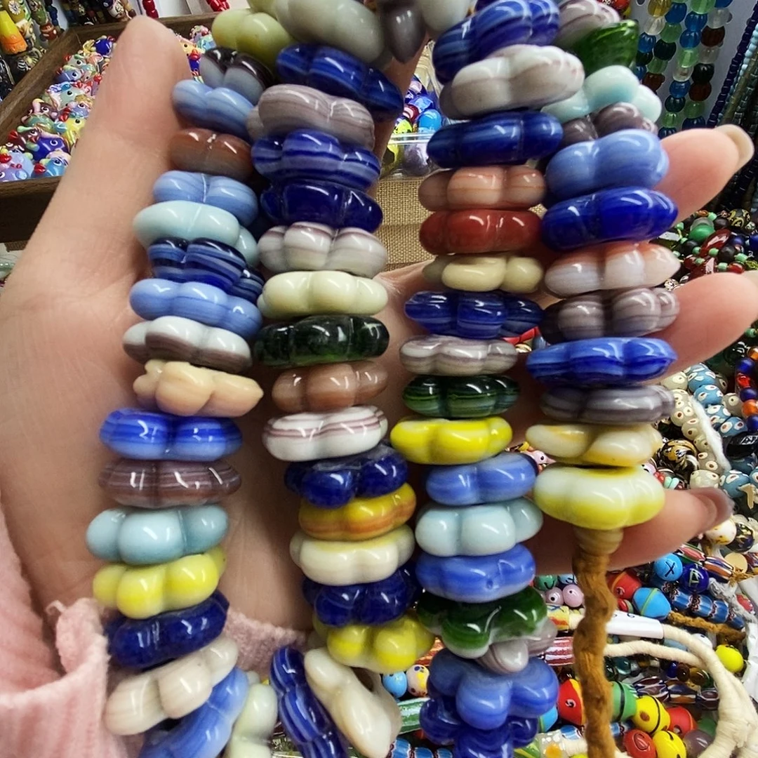 琉璃颈饰尼泊尔小花