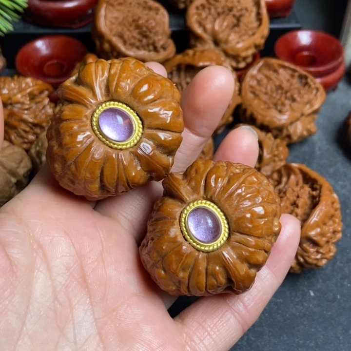 北***哥把件文玩核桃南瓜250