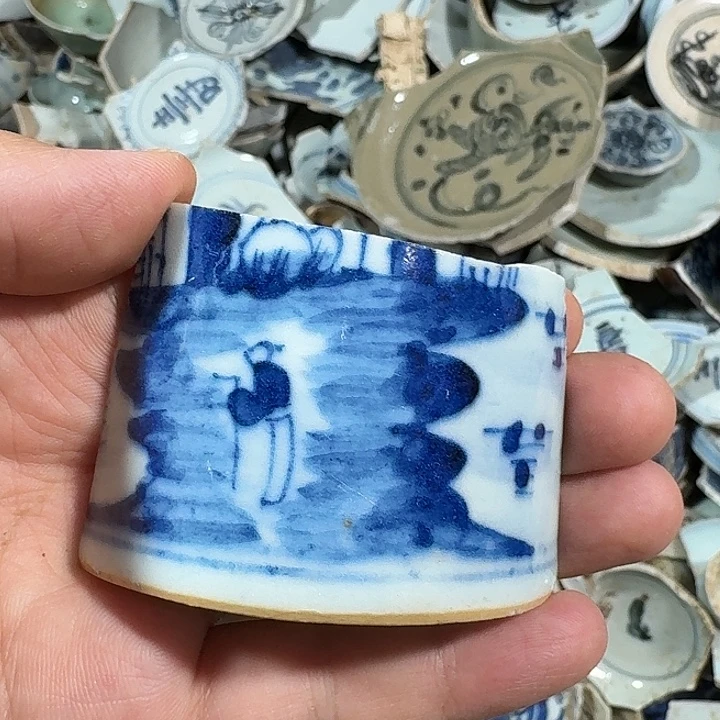 长***庚瓷片瓷片标本，顺丰包邮