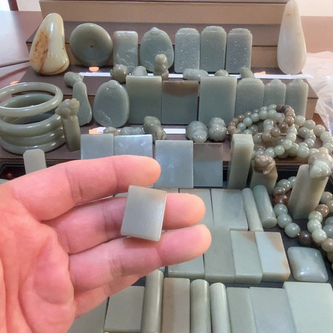 和田玉颈饰未镶嵌塗*13