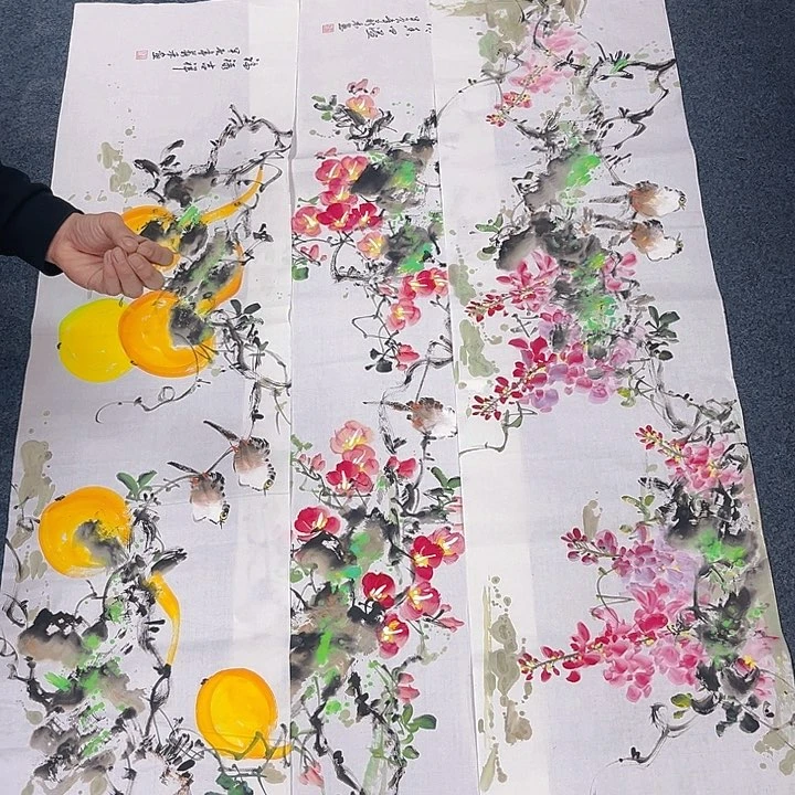 国画纯手绘字画宣纸