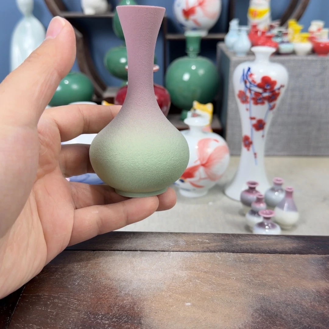 陶瓷手工小花器摆件