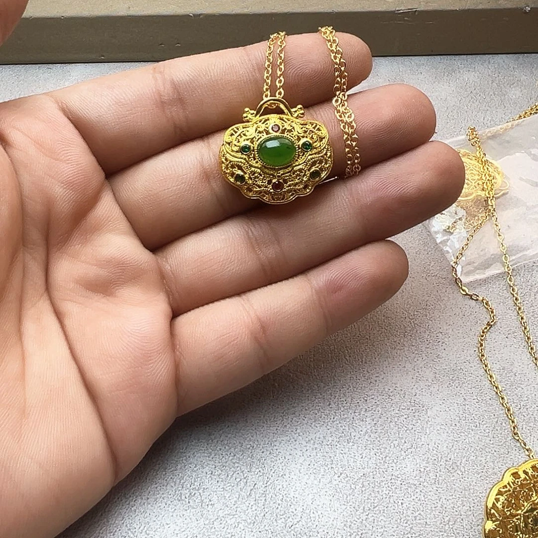 和田玉（碧玉）未镶嵌颈饰