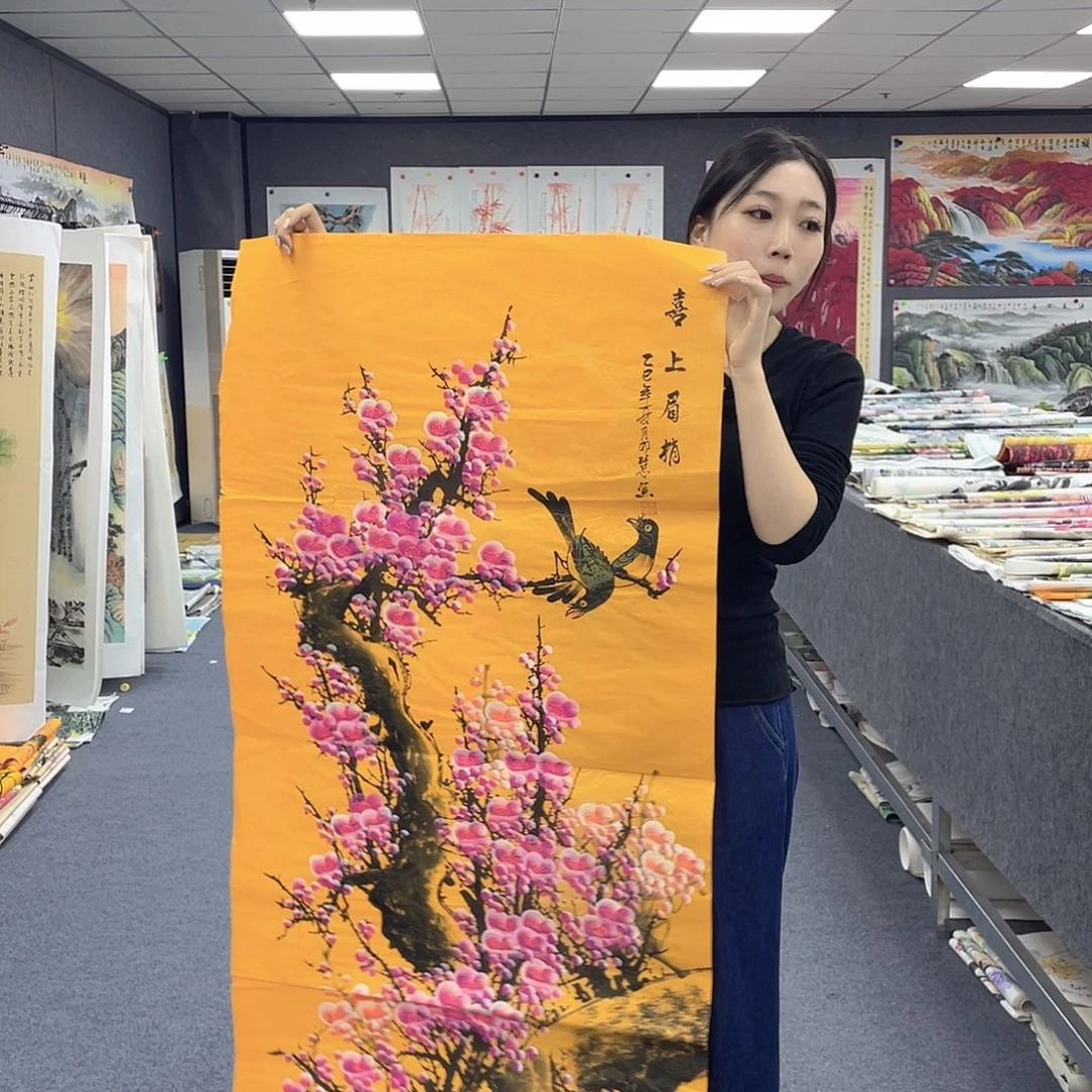 国画作品小姐姐放漏…