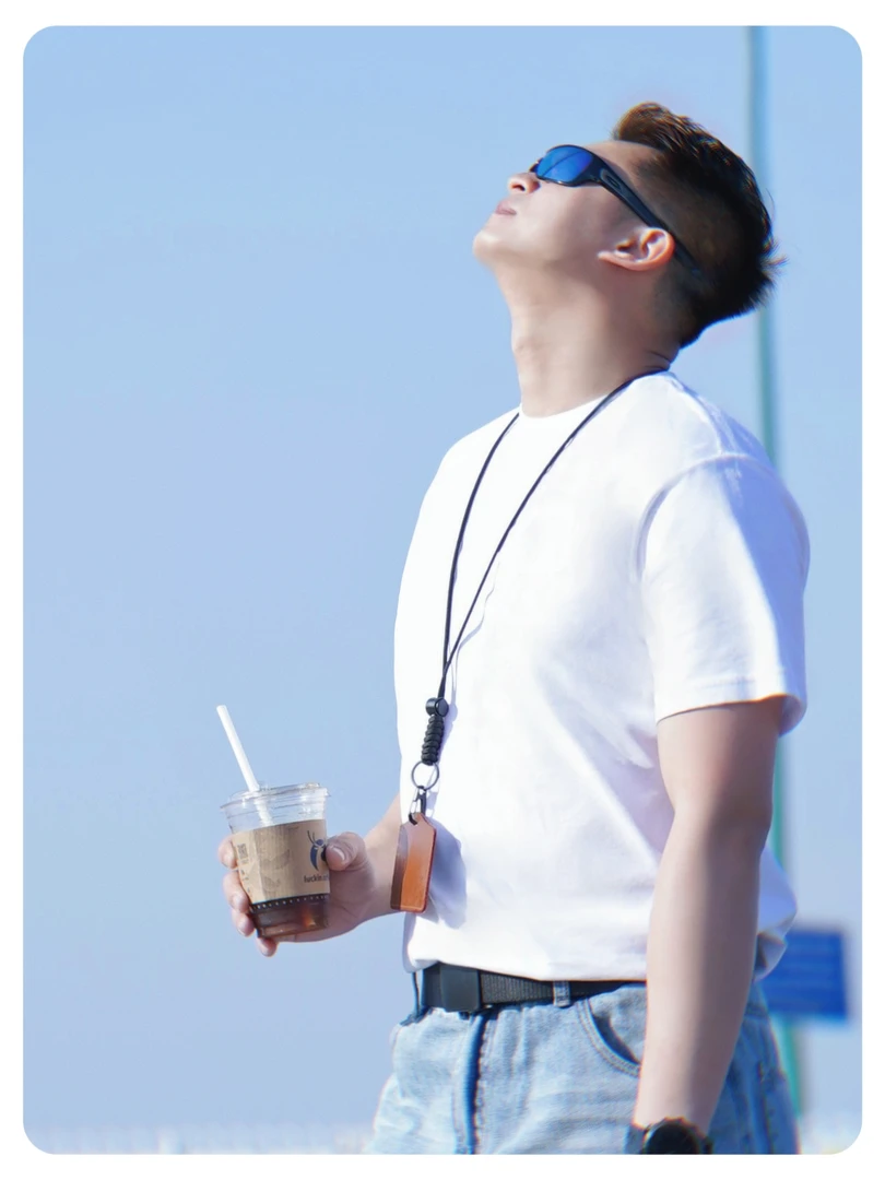 【型动派】#凉感T恤50支液氨100%长绒匹马棉百搭冰丝浅绿色白T凉感