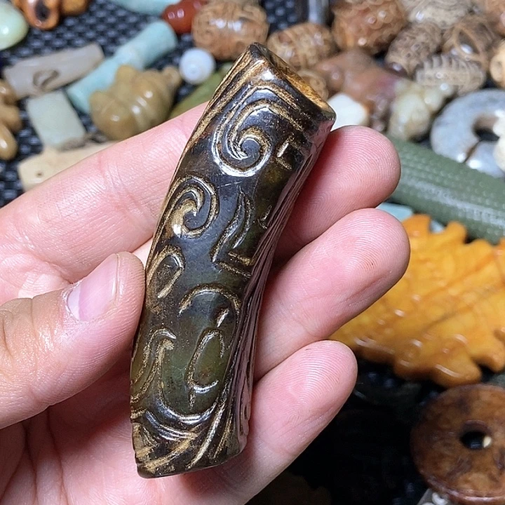 和田玉未镶嵌颈饰23