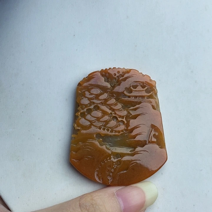 颈饰未镶嵌翡翠山水