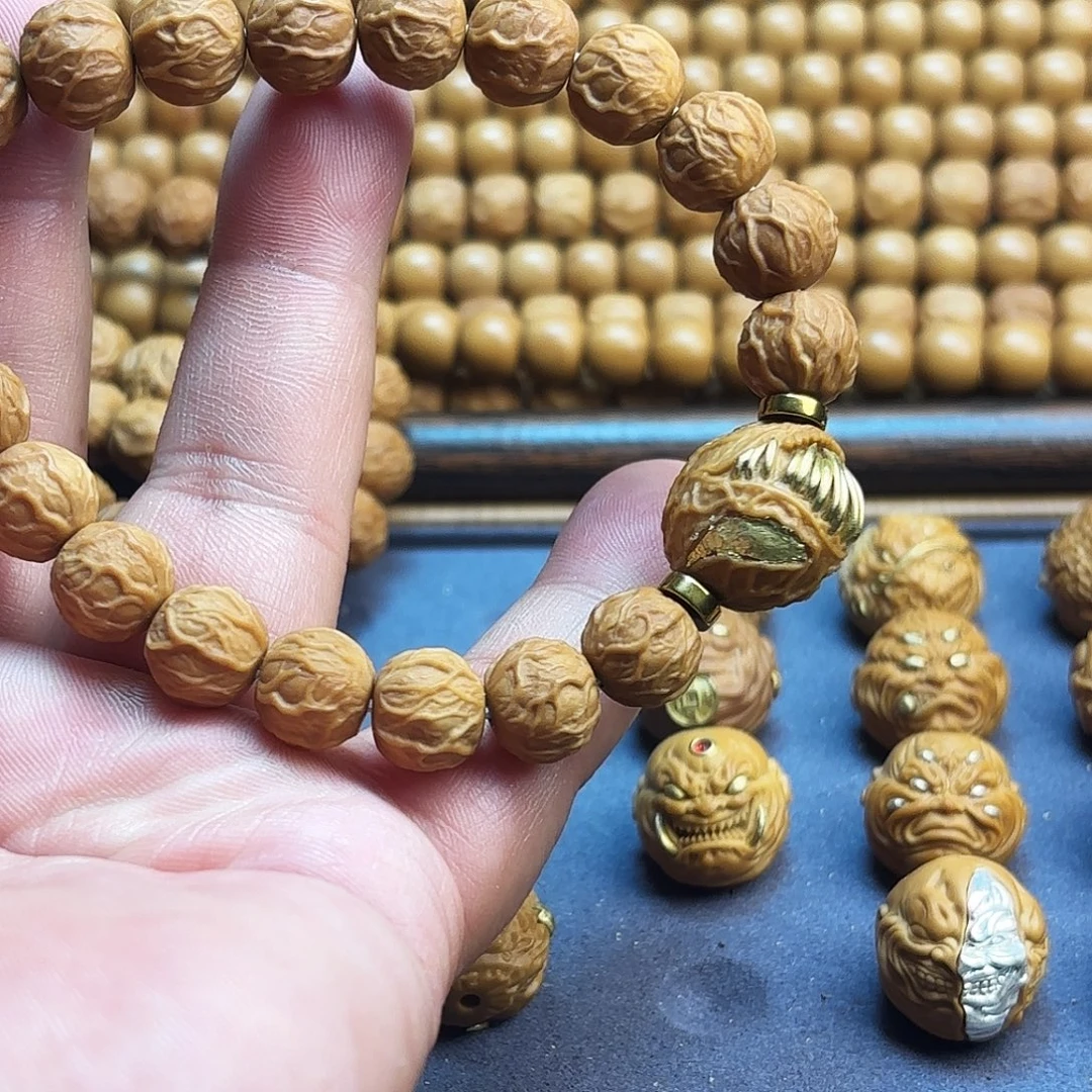 猴头核桃吊坠全品猴头单颗毒液➕毒液手串