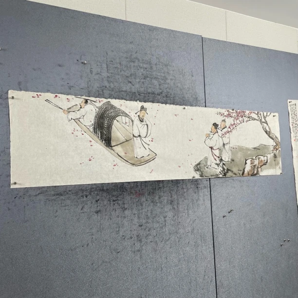 《赠汪伦》140*35作品