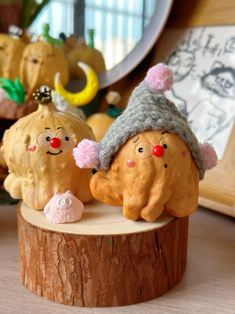 【墨西哥葫芦微瑕】创意手工葫芦桌摆 （务必直播间拍，配饰不同）