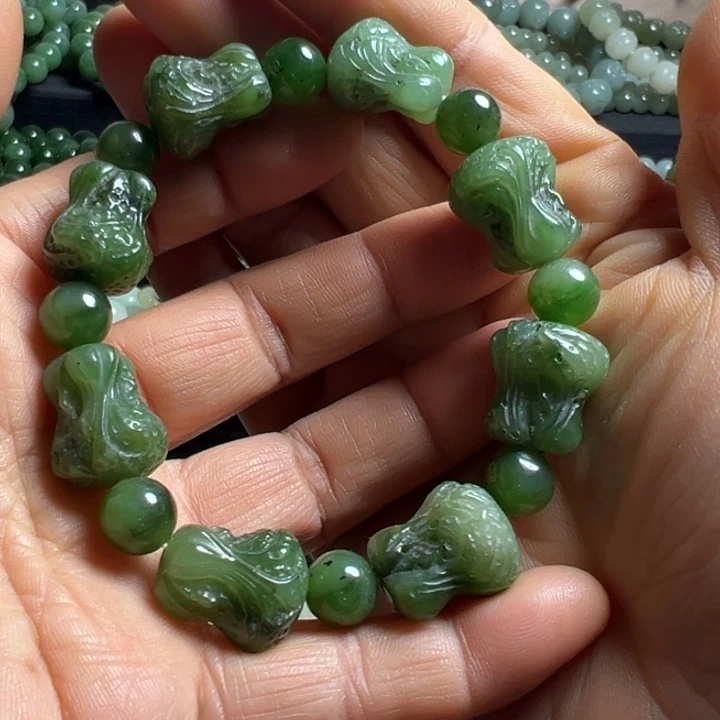 和田玉（糖玉）未镶嵌手链