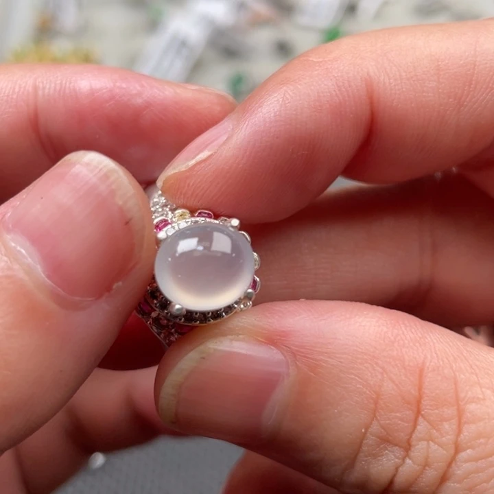 翡翠未镶嵌戒指缅甸天然翡翠