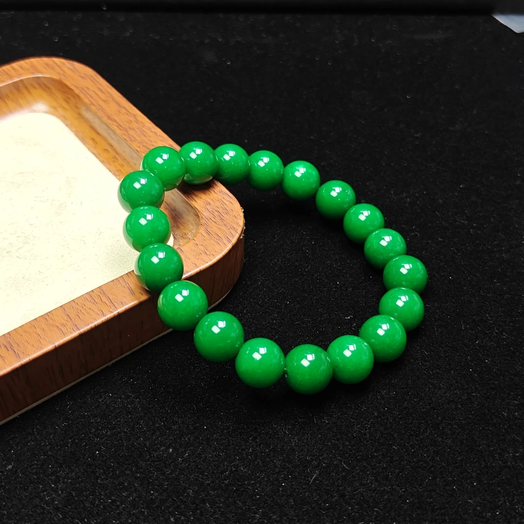 [停业清货]苹果绿色10m手串-203-多样性发一