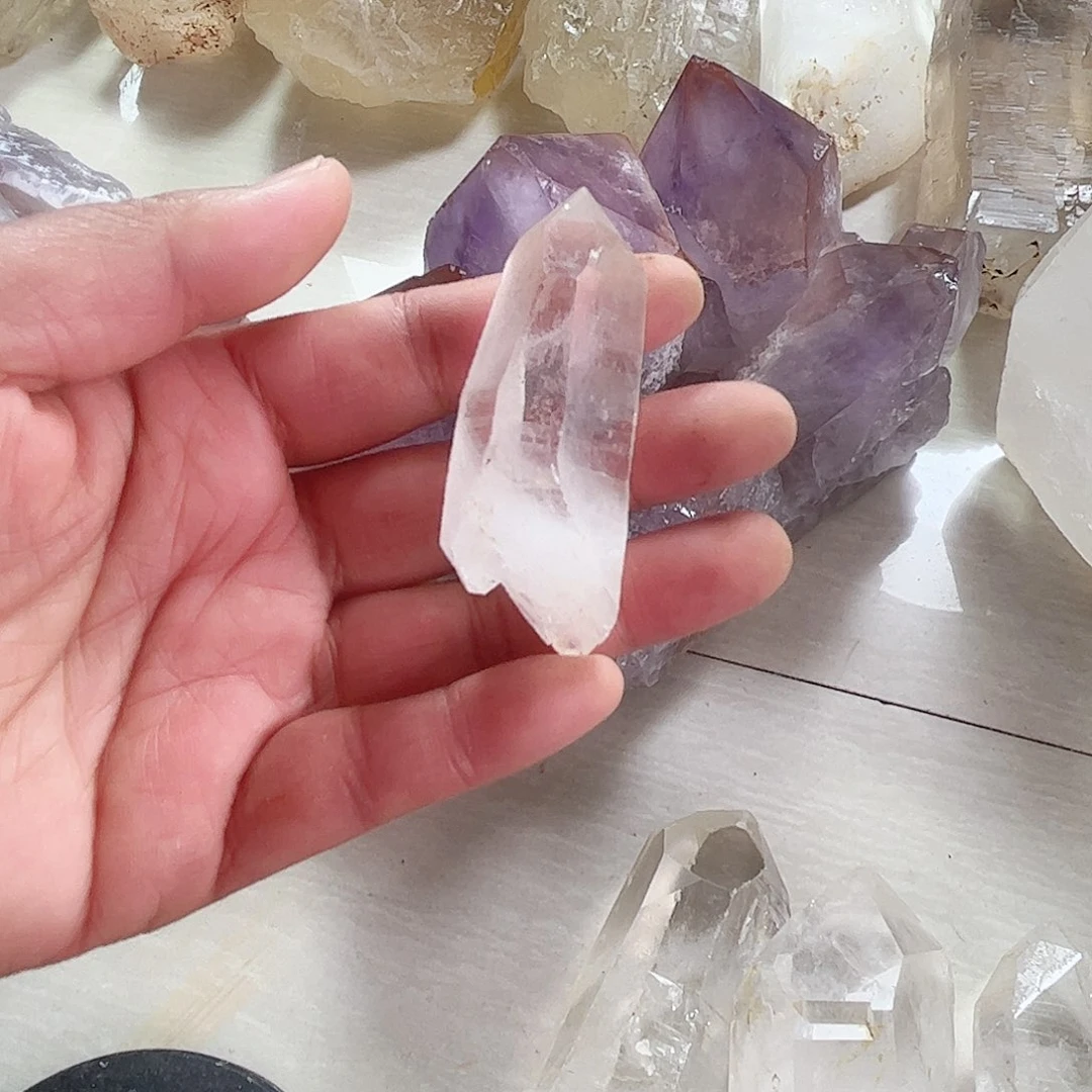 水晶天然水晶原石未镶嵌清****舞