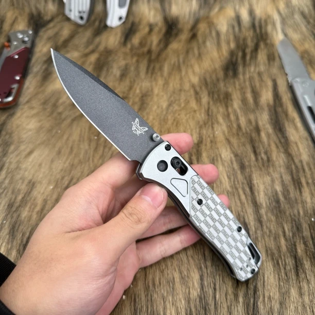 【联名款】钛柄石洗M390户外高硬度多功能瓜果刀