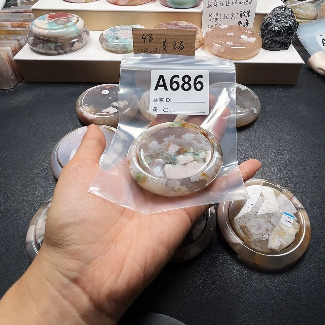 玛瑙/玉髓手镯合金夏*