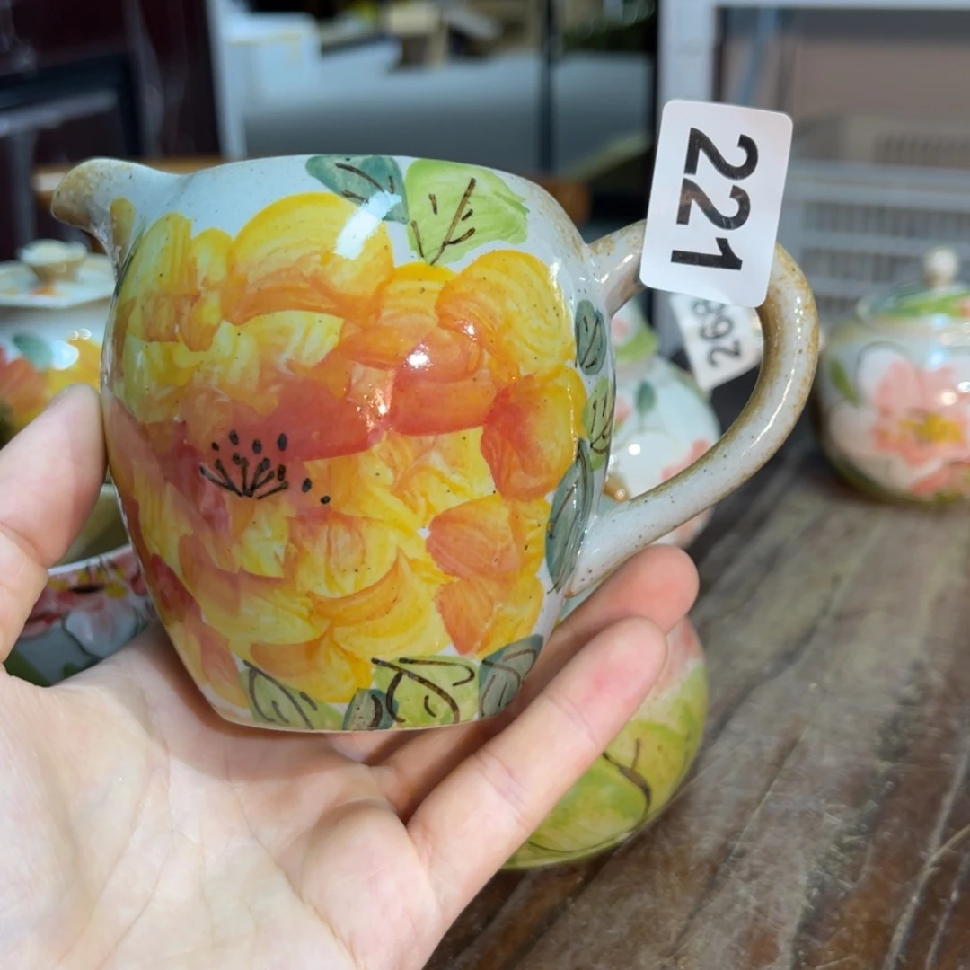 杯橙****?素浅陶瓷手工手绘