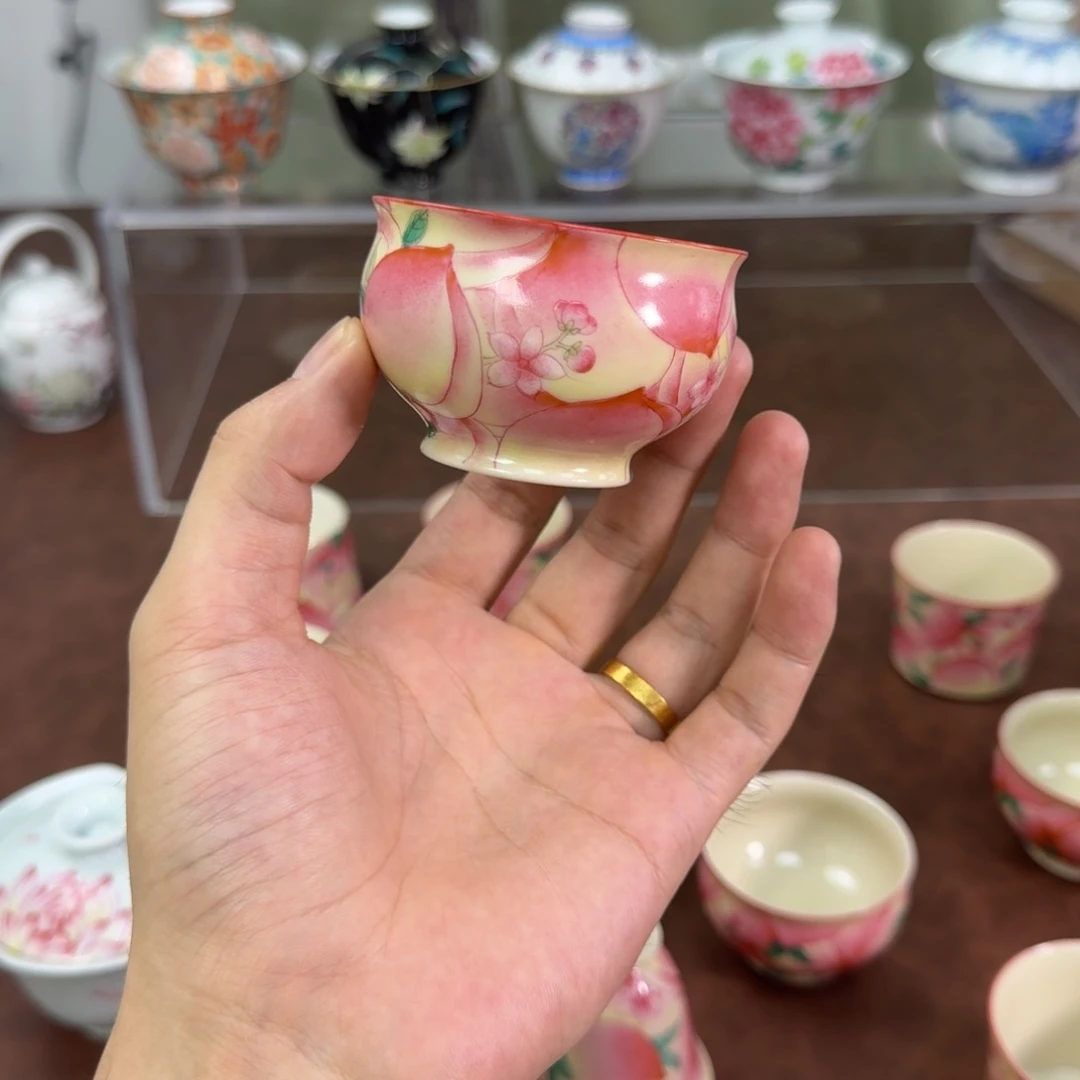 （浔隐）万桃品茗杯